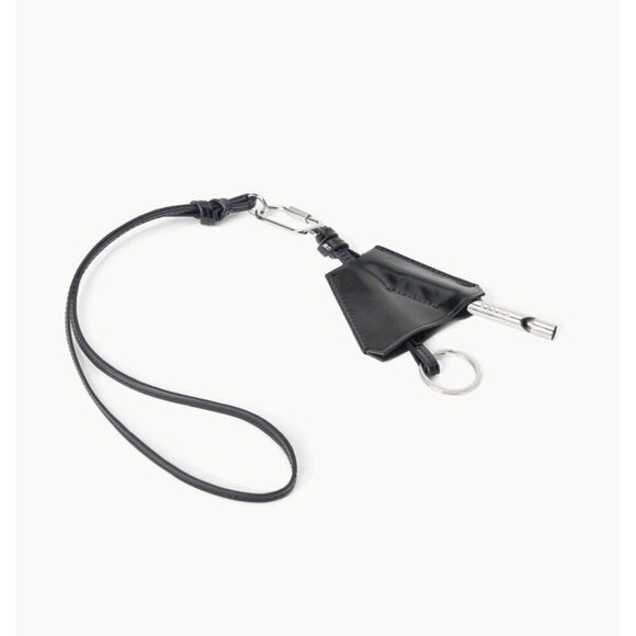 STAUD SAFETY WHISTLE KEY FOB BLACK Lanyard - Picture 3 of 6